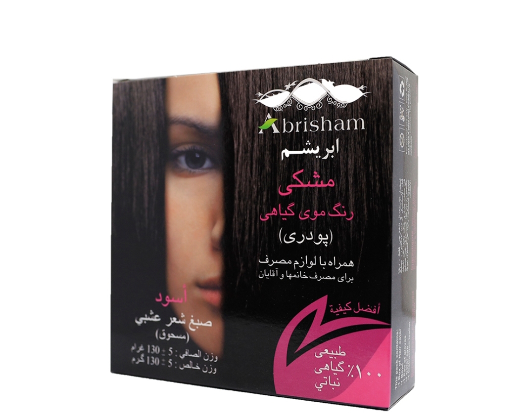 رنگ مو مشکی ابریشم