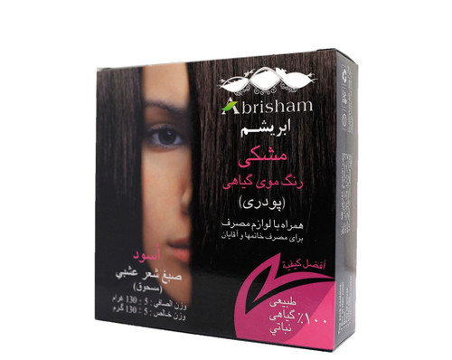 رنگ مو مشکی ابریشم